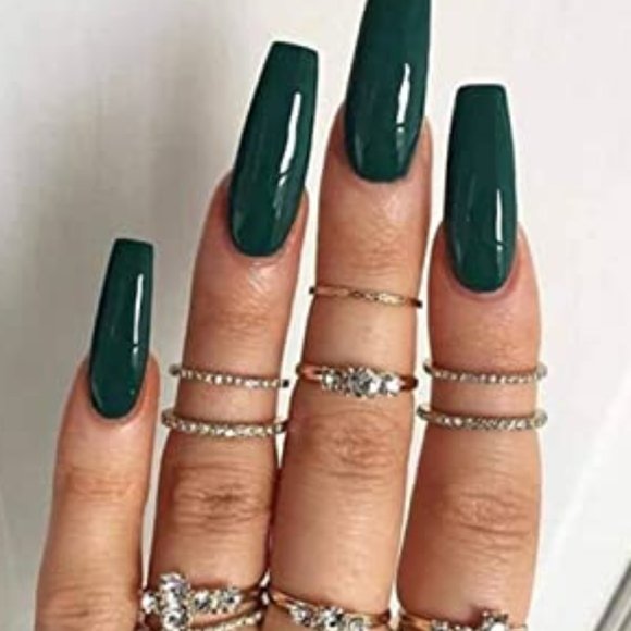 Other - Forest Green 🌳 20pcs press on nail Set